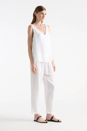 Mela Purdie Audrey Tank White