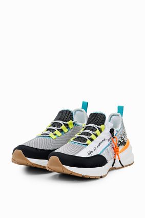 Desigual Womens Fabric Sneakers Low Tutti Fruti - Image 2