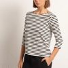 Mela Purdie Relaxed Boat Neck Milk_Black