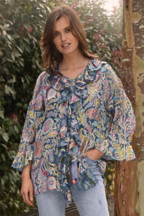 Curate Off The Cuff Top Blue-3