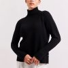 Alessandra Fifi Polo Sweater Black