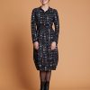 Elemente Clemente Dress Jusan Grey Print