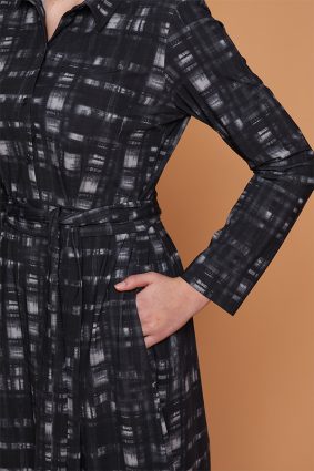 Elemente Clemente Dress Jusan Grey Print