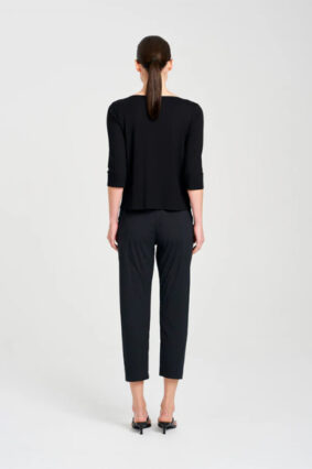 Mela Purdie Relaxed Boat Neck Black