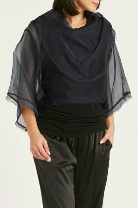 Planet Jackie O Top Black