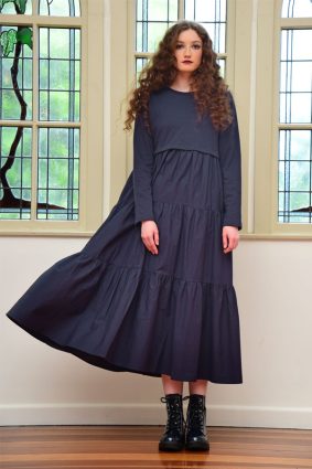 Curate Too Easy Dress Navy