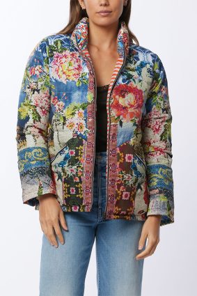 Johnny Was Ita Puffer Jacket Multi