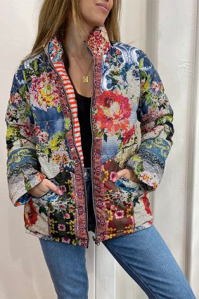 Johnny Was Ita Puffer Jacket Multi