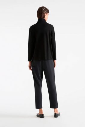 Mela Purdie Half Zip Sweater Black