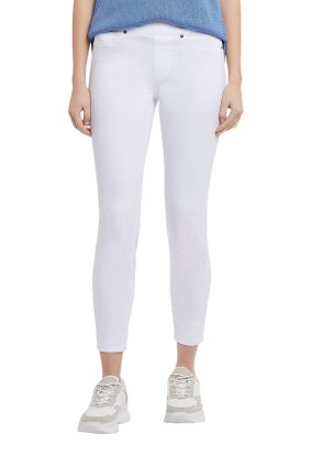 Tribal Eco Sophia 5 Pkts Curvy Straight Pant White