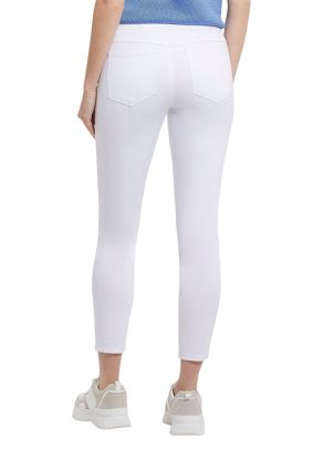 Tribal Eco Sophia 5 Pkts Curvy Straight Pant White