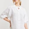 Alessandra Lia Shirt White