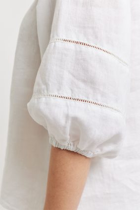 Alessandra Lia Shirt White
