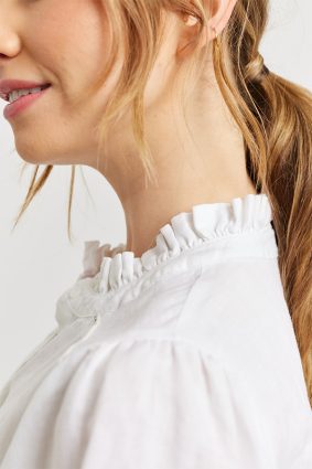 Alessandra Lia Shirt White