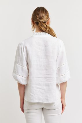 Alessandra Lia Shirt White