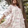 Alessandra Maxine Dress Ft Linen Scarlet