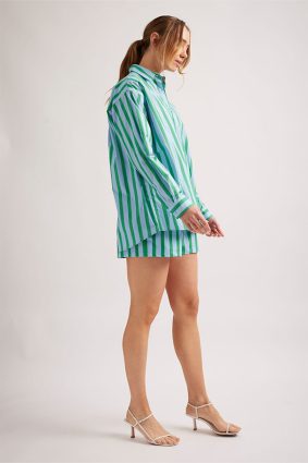 Alessandra Mix-It-Up Shirt Parasol Blue Stripe