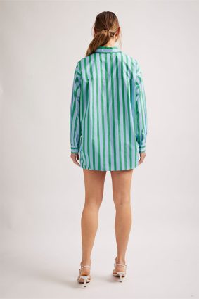 Alessandra Mix-It-Up Shirt Parasol Blue Stripe