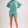 Alessandra Mix-It-Up Shirt Parasol Blue Stripe