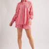 Alessandra Mix-It-Up Shirt Parasol Pink Stripe