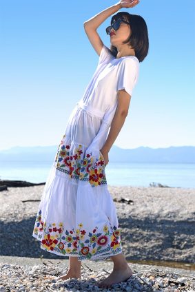 Curate Take A Twirl Dress White