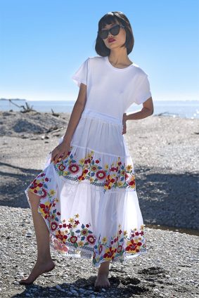 Curate Take A Twirl Dress White