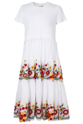 Curate Take A Twirl Dress White