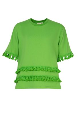 Curate What A Tassel Tee Green