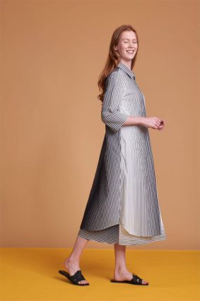 Elemente Dress Kaiu Off White Night