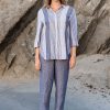 Kokomarina Mitsu Shirt Denim Stripe and Shakari Pant Denim