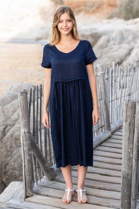 Kokomarina Tamori Dress Marine