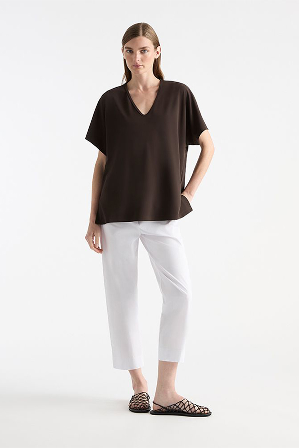 Mela Purdie Cropped Pant White