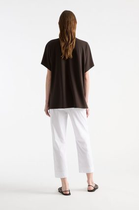 Mela Purdie Cropped Pant White