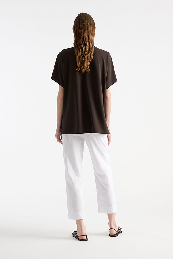 Mela Purdie Cropped Pant White