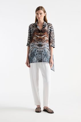 Mela Purdie Profile Pant White and Chisel Panama Canopy