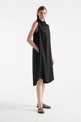 Mela Purdie Zip Tank Dress Black