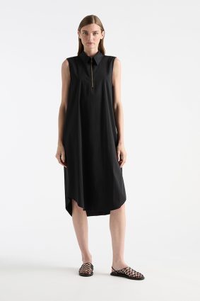 Mela Purdie Zip Tank Dress Black