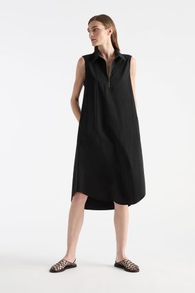 Mela Purdie Zip Tank Dress Black