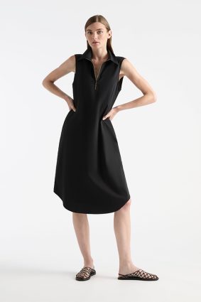 Mela Purdie Zip Tank Dress Black