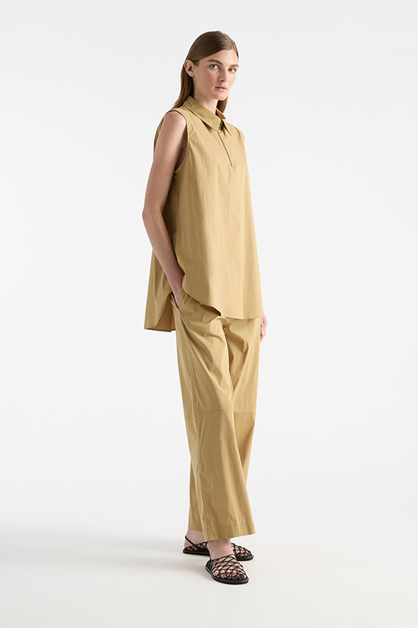 Mela Purdie Zip Tank Spruce and Slice Pace Pant Spruce
