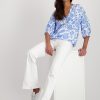 Monari Blouse Paisley Allover Sea Breeze Ptn