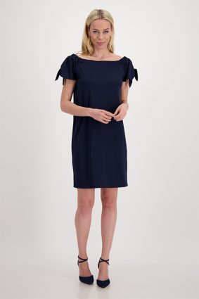 Monari Dress Midi Jersey Deep Sea