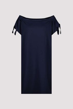 Monari Dress Midi Jersey Deep Sea