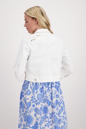 Monari Jacket Jeans Jewelry White