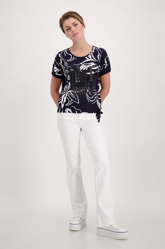 Monari T-Shirt 808684 | Zwart | Mode