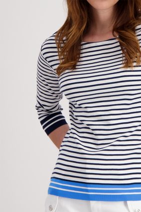 Monari T-Shirt Wide Deep Sea Stp