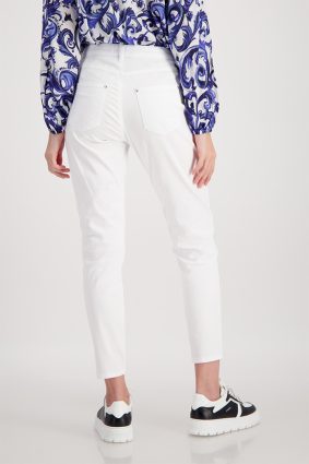 Monari Trousers Antique Dye White