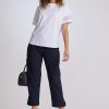 Paula Ryan Boat Neck Cuffed Top