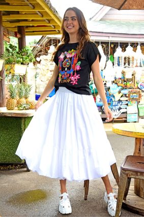 Coop Take Hem On Skirt White