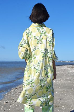 Curate Barely There Shirt Lime